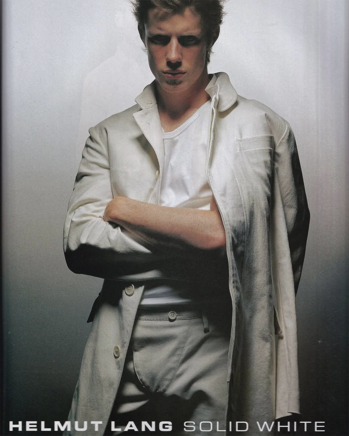 Helmut Lang 'Solid White' Editorial Campaign Mr. High Fashion (MHF) Ma ...